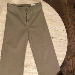 GAP Khaki pants 2p wide leg high rise